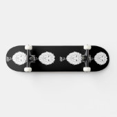 レオのシルエット スケートボード (横)