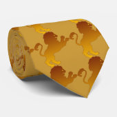 レオのシルエット ネクタイ (ロール)