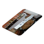 レオのピザ毛布 マグネット (左側)