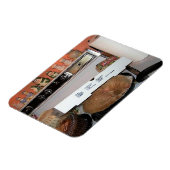 レオのピザ毛布 マグネット (左側)