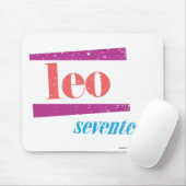 レオのピンク マウスパッド (マウス)