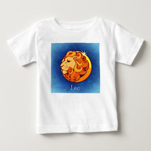 レオのライオン ベビーTシャツ (正面)
