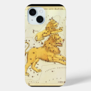 レオのライオン ヴィンテージ星座 ウラニアの鏡 iPhone 15ケース
