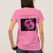 レオの夫を持つ魚類の妻 Tシャツ (裏面)