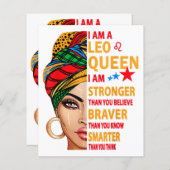 レオの女王よルおもしろいの誕生日プレゼント (正面/裏面)