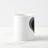 レオの妻のハート コーヒーマグカップ (中央)