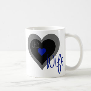 レオの妻のハート コーヒーマグカップ