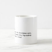 レオの定義　美意識ある占星術のギフト コーヒーマグカップ (中央)