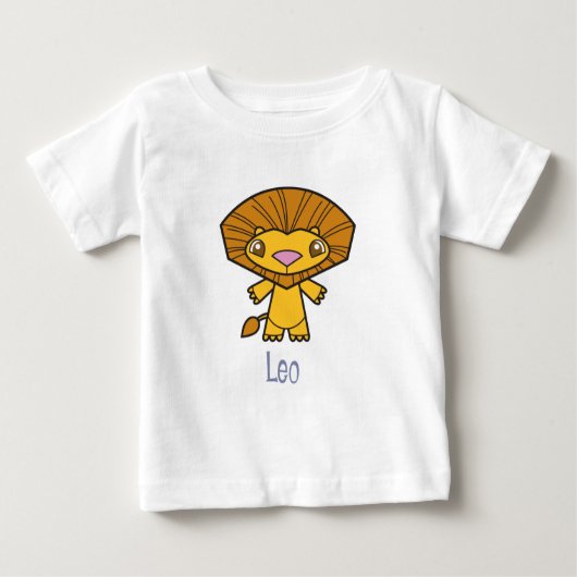 レオの幼児Tシャツ ベビーTシャツ (正面)