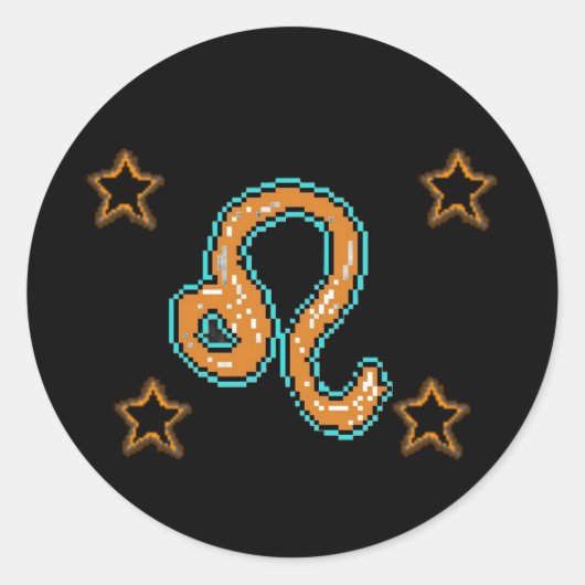 レオの星 ラウンドシール (正面)