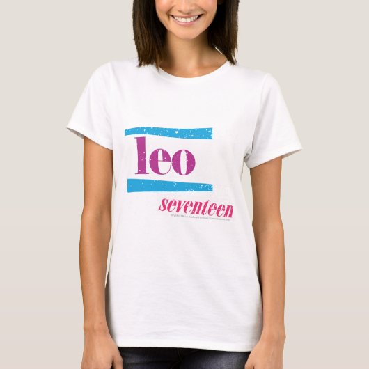 レオの紫色 Tシャツ (正面)