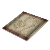 レオの(占星術の)十二宮図の印 タイル (側面)