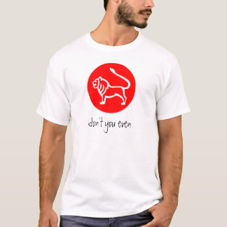 レオの(占星術の)十二宮図の印T Tシャツ