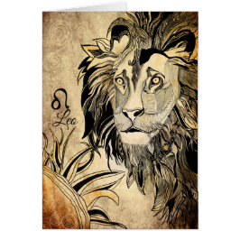 レオの(占星術の)十二宮図