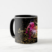 レオの(占星術の)十二宮図 マグカップ (正面左)