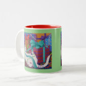 レオは休日のマグカップをシュレッズ ツートーンマグカップ (正面左)