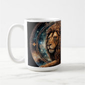 レオをテーマにした栄養価 コーヒーマグカップ (左)