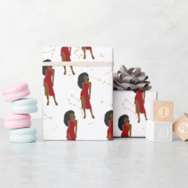 レオウーマン〔占星術の〕十二宮図 ラッピングペーパー