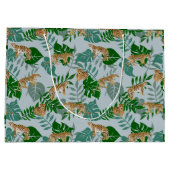 レオエキゾチックなジャングル ラージペーパーバッグ (裏面)