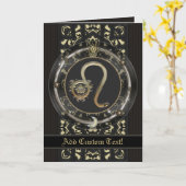 レオカスタム星座カード カード (黄色い花)