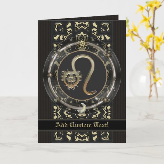 レオカスタム星座カード カード (黄色い花)