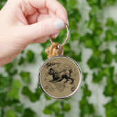 レオコンステレーション1690年頃の地図ヘベリアス キーホルダー (手)