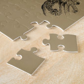 レオコンステレーション1690年頃の地図ヘベリアス ジグソーパズル (側面)