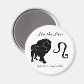 レオコンステレーション/〔占星術の〕十二宮図磁石 マグネット (正面/裏面)