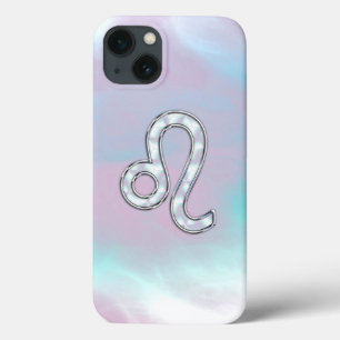 レオサインオンパステルズヌカーマザーオブパールスタイル iPhone 13ケース