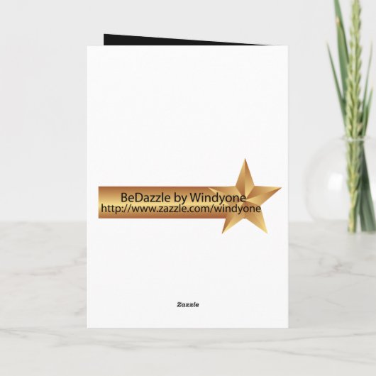 レオサンライオン〔占星術の〕十二宮図誕生日グリーティングカード カード (裏面)