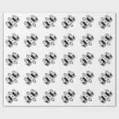 レオザライオンブックエンド〔占星術の〕十二宮図 ラッピングペーパー (フラット)