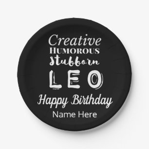 レオザライオン〔占星術の〕十二宮図おもしろい特性誕生日 ペーパープレート