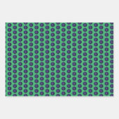 レオザライオン〔占星術の〕十二宮図サインデザイン ラッピングペーパーシート (正面)