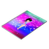 レオタードで女子体操が体操選手に輝きを与える ノートブック (左側)