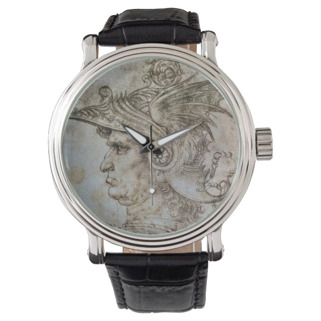 レオナルドのヘルメッド・ウォリアー・ウォッチ 腕時計 (正面)