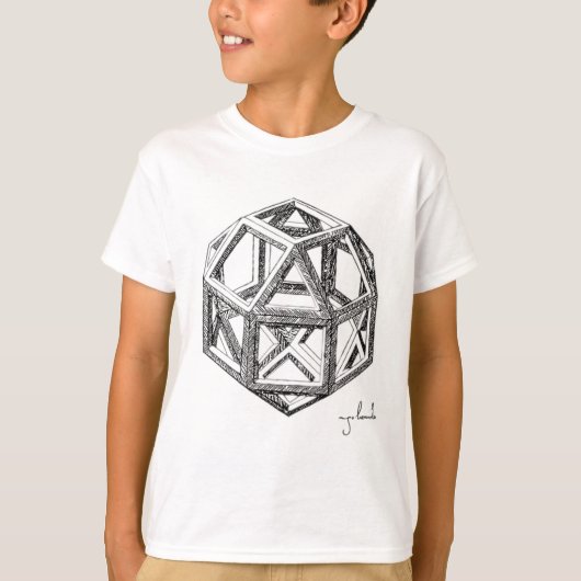 レオナルドの多面体 Tシャツ (正面)