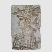 レオナルドの戦士兵 ゴルフタオル (正面)