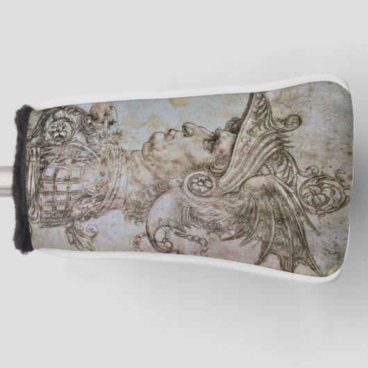 レオナルドの戦士兵 ゴルフヘッドカバー (正面)