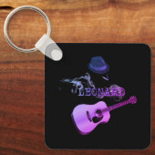 レオナルドシガレットパープルへの献上品 キーホルダー (正面)