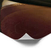 レオナルドダヴィンチギネヴラデベンシ旧名画 ポスター (角)