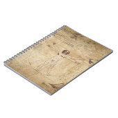 レオナルドダヴィンチザヴィトルビアンマン ノートブック (左側)