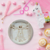 レオナルドダヴィンチズヴィトルヴィアン紙プレート ペーパープレート (パーティー)