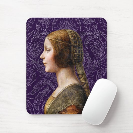 レオナルドダヴィンチポートレートラベラプリンシペッサ マウスパッド (マウス)