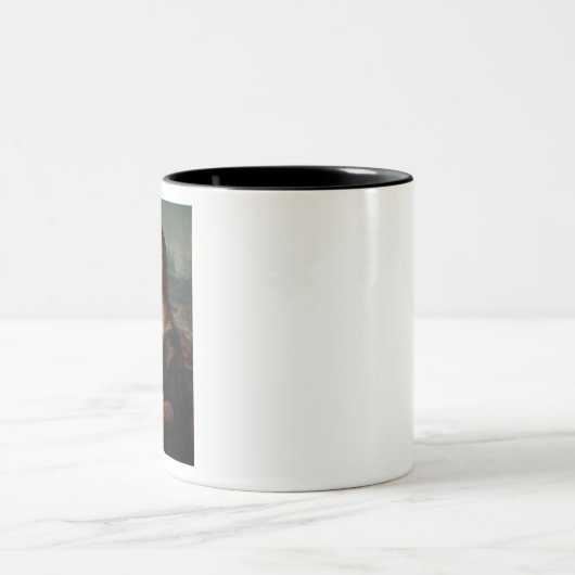 レオナルドダヴィンチモナリサクラシック ツートーンマグカップ (中央)