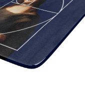 レオナルドダヴィンチモナリサフィボナッチ配列 カッティングボード (角)