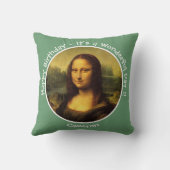 レオナルドダヴィンチモナリザパーティーコレクション クッション (裏面)