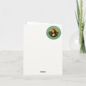 レオナルドダヴィンチモナリザパーティーコレクション サンキューカード (裏面)