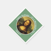 レオナルドダヴィンチモナリザパーティーコレクション スタンダードカクテルナプキン (角)