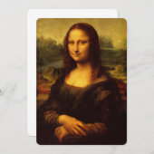 レオナルドダヴィンチモナリザファインアート絵画ズ (正面/裏面)