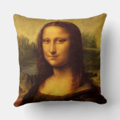 レオナルドダヴィンチモナリザファインアート絵画ズ クッション (裏面)